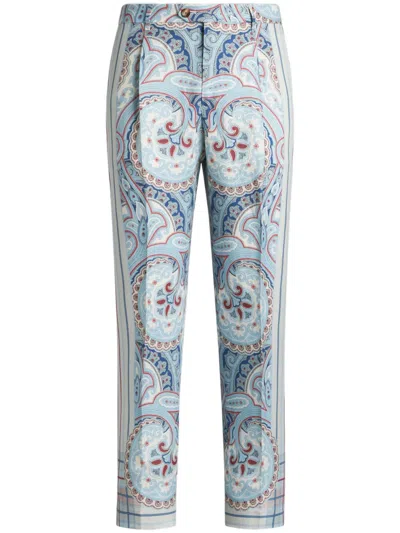 ETRO ABSTRACT PRINT TROUSERS