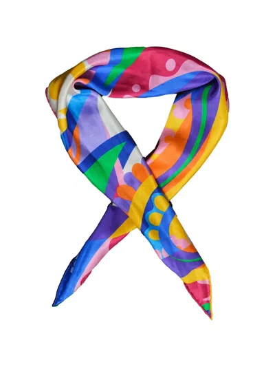 Etro Abstract-print Scarf In Multi