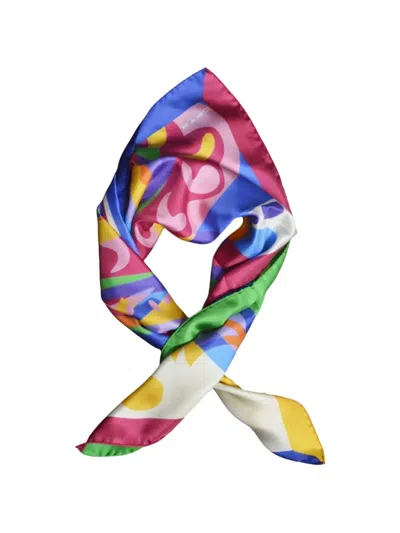 Etro Abstract-print Scarf In Multi