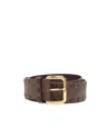 Etro Adjustable Waist Belt In Brown
