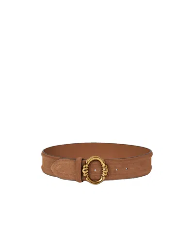 Etro Adjustable Waist Belt In Brown
