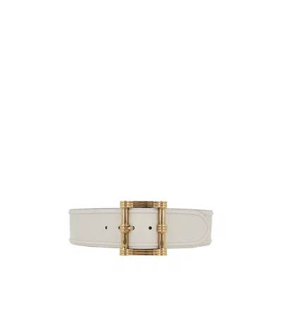 Etro Adjustable Waist Belt In White