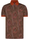 Etro Paisley Printed Short-sleeved Polo Shirt