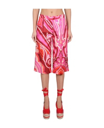 ETRO ALL-OVER GRAPHIC-PRINT SHORTS