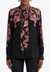Etro All-over Print Long Sleeved Blouse