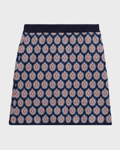 Etro Kids' All Over Print Skirt In Multi