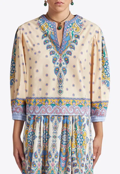 ETRO ALL-OVER PRINTED BLOUSE