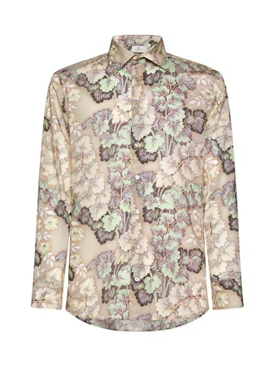 Etro Allover Floral Printed Long In Multi