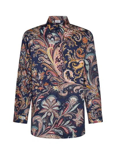 Etro Allover Floral Printed Long In Multi