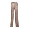 Etro Allover Floral Printed Straight-leg Trousers In Multicolour