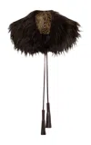 Etro Alpaca Fur Collar In Brown
