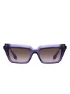 Etro Angular-frame Sunglasses In Purple