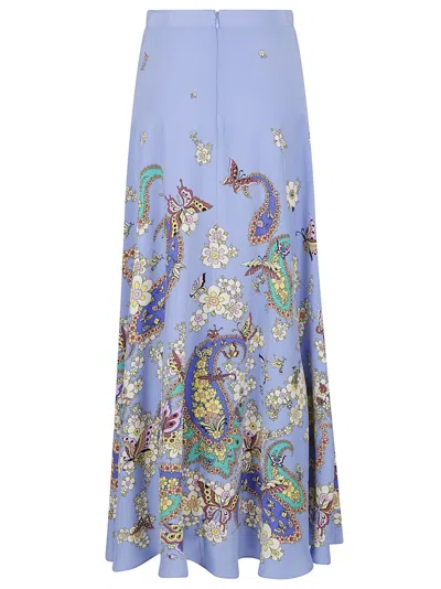 ETRO ETRO ANKLE-LENGTH SILK SKIRT