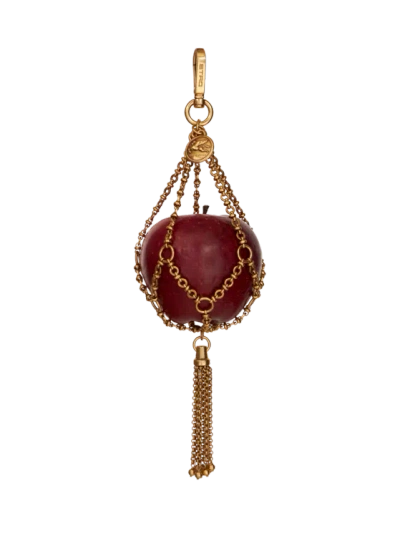 Etro Apple Chain Holder In Gold