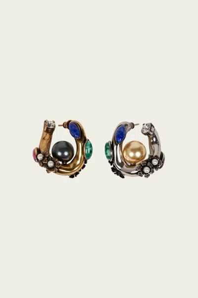 Etro Appliques Duo Earrings In Multi