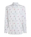 Etro Archive Tie Cotton Jacquard Shirt In Multi