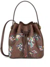 Etro Arnic Bucket Bag In Brown