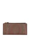 Etro Arnica Printed Wallet In Multi