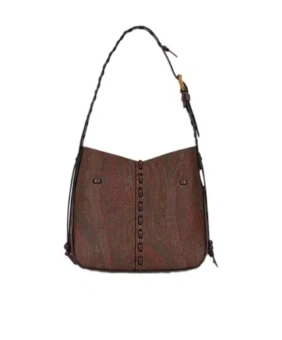 Etro Arnica 1984 Vulcano Bag In Brown