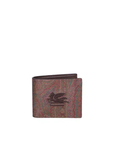 Etro Arnica And Pele Wallet Accessories In Brown
