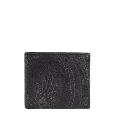 Etro Arnica Bifold Wallet In Brown