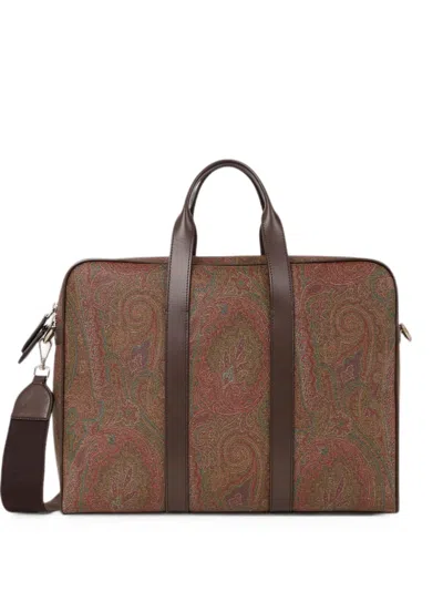Etro Arnica ドキュメントバッグ In Brown