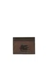 Etro "arnica" Card Holder With Pegasus