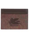 Etro Arnica Credit Card Holder In Brown