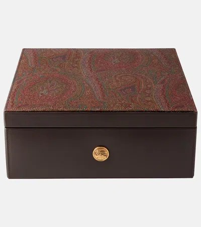 Etro Arnica Leather Chessboard