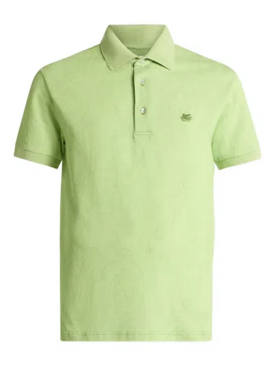 Etro Paisley Printed Short-sleeved Polo Shirt In Multi