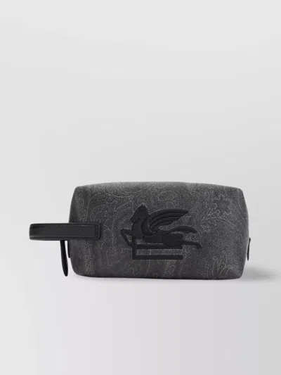 Etro Arnica S Pouch Cotton And Polyester In Black
