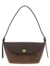 Etro Cotton Blend Shoulder Bag With Paisley Pattern In Brown