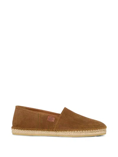 Etro Arnica Suede Espadrilles In Brown
