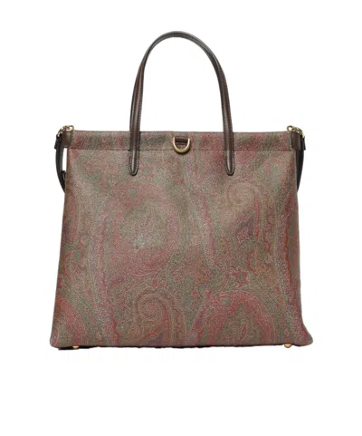 Etro Arnica Tote Bag In Brown