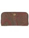 Etro Arnica Wallet In Brown