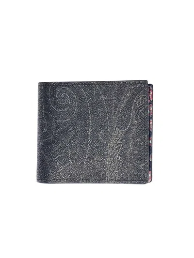 Etro Arnica Wallet + Paisley Print In Multi