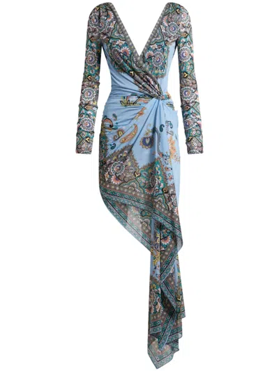 ETRO ASYMMETRIC MINI DRESS