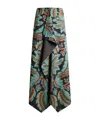 Etro Printed Midi Skirt In Gold