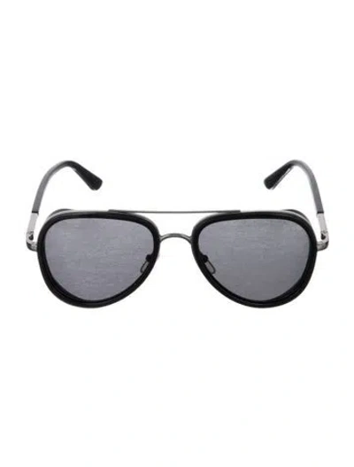 Pre-owned Etro Aviator Tinted Sunglasses In Black