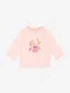 Etro Baby Girls Long Sleeve Logo T-shirt In Pink