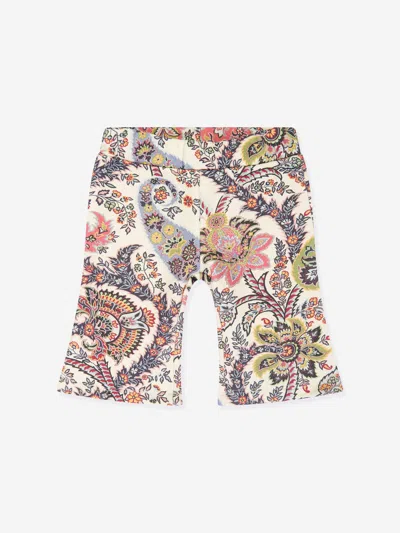 Etro Baby Girls Paisley Joggers In Multicoloured