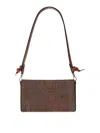 Etro Borsa A Spalla Arnica In Tessuto Stampato  Donna In Brown