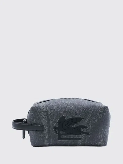 Etro Bag Men Color Black In Purple