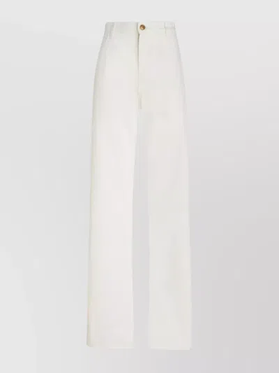 ETRO BAGGY EMBROIDERED DENIM TROUSERS