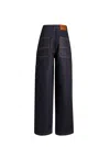 Etro Denim Lurex Detailing Baggy Jeans In Blue