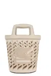 Etro Logo Embroidered Cut-out Detailed Bucket Bag