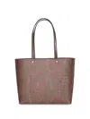 Etro Womens Arnica Cotton-blend Shoulder Bag Brown In Brown