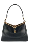 Etro Small Vela Leather Shoulder Bag In Blue