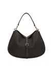 Etro Extra-large Leather Shoulder Bag In Black