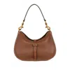 Etro Medium Leather Pony Bag In Brown